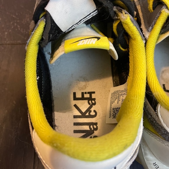 Nike LD Waffle Sacai Undercover Black Bright Citron Yellow DJ4877-001 Men US 8.5 - Picture 5 of 11